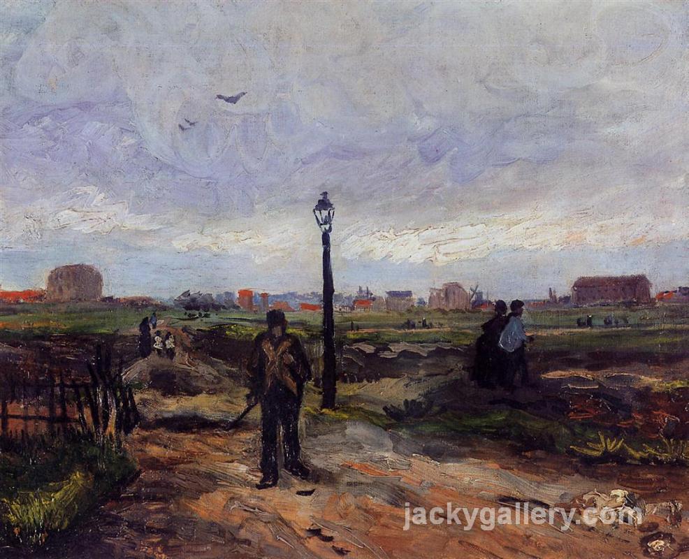 The Outskirts of Paris, Van Gogh painting